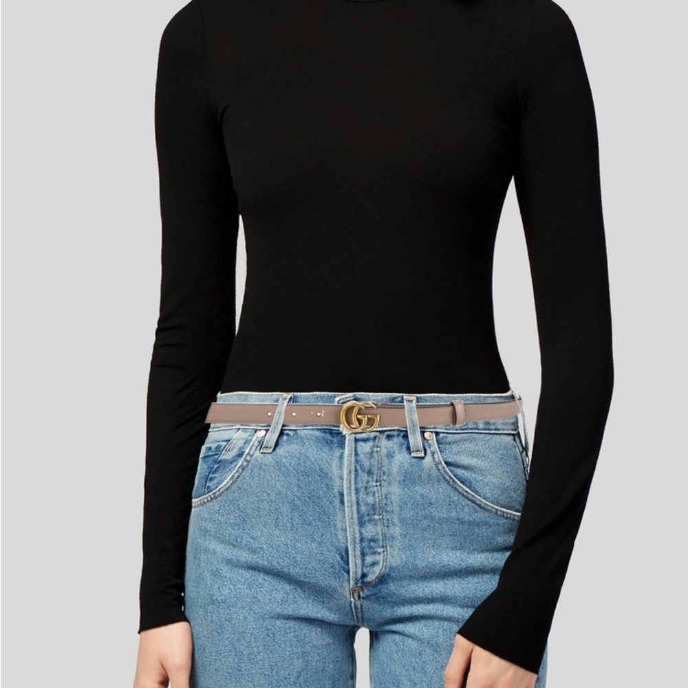 Gucci Tan Leather Belt